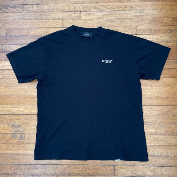 Represent Owners' Club Black T-Shirt Sz Med  **Authentic** - Picture 2 of 11